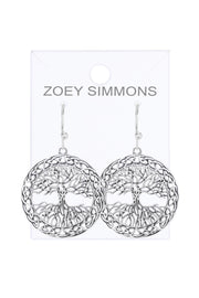 Tree Of Life Drop Earrings - SF