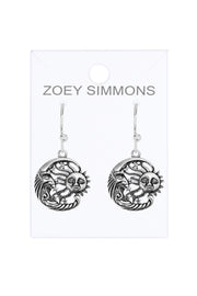 Sun & Moon Drop Earrings - SF