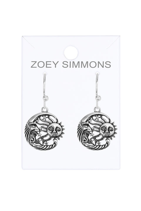 Sun & Moon Drop Earrings - SF