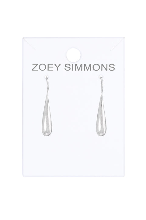 Sterling Silver Basic Drop Earrings - SS