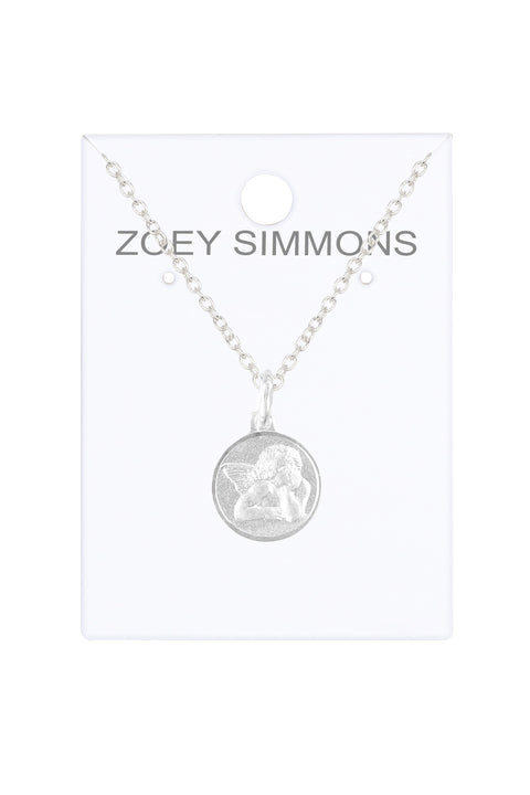Guardian Angel Medallion Necklace - SF