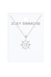 Ships Wheel Pendant Necklace - SF