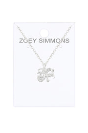Sterling Silver I Love My Mom Pendant Necklace - SF