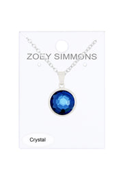 London Blue Crystal Necklace - SF