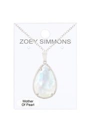 Mother Of Pearl Pendant Necklace - SF