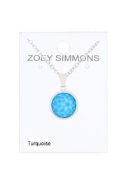 Turquoise & Quartz Doublet Necklace - SF