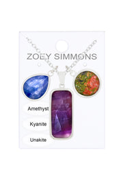 Mixed Gemstone Kasey Necklace - SF