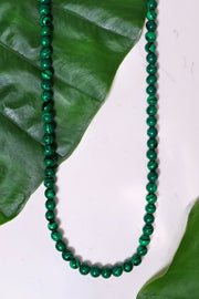 Malachite Mala Beads Necklace - SF