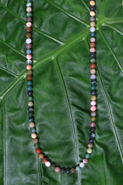 Mixed Jasper Mala Beads Necklace - SF