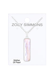 Mother Of Pearl Pendant Necklace - SF
