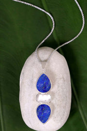 Lapis Pendant Necklace - SF