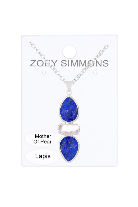 Lapis Pendant Necklace - SF