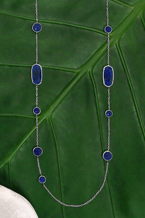 Lapis Ashley Station Necklace - SF