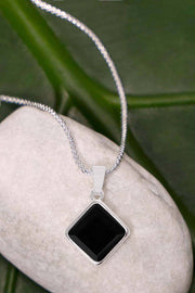 Black Onyx Rachel Pendant Necklace - SF