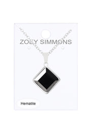 Hematite Rachel Pendant Necklace - SF