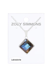 Labradorite Rachel Pendant Necklace - SF