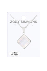 Mother Of Pearl Pendant Necklace - SF