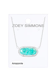 Amazonite Pendant Necklace - SF