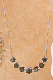 Labradorite Statement Necklace - SF