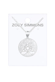 Sterling Silver Celtic Gaia Pendant Necklace - SS