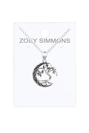 Moon & Tree Pendant Necklace - SF