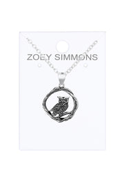 Owl Pendant Necklace - SF