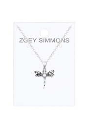 Dragonfly Pendant Necklace - SF