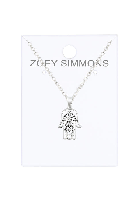Hamsa Pendant Necklace - SF