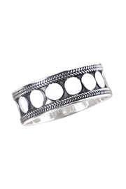 Sterling Silver Bali Band Ring - SS