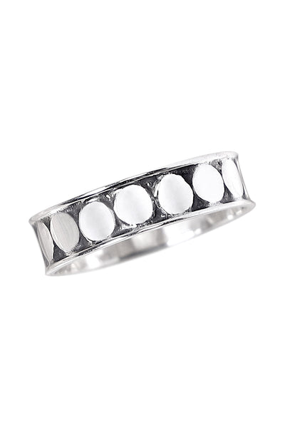 Sterling Silver Bali Band Ring - SS