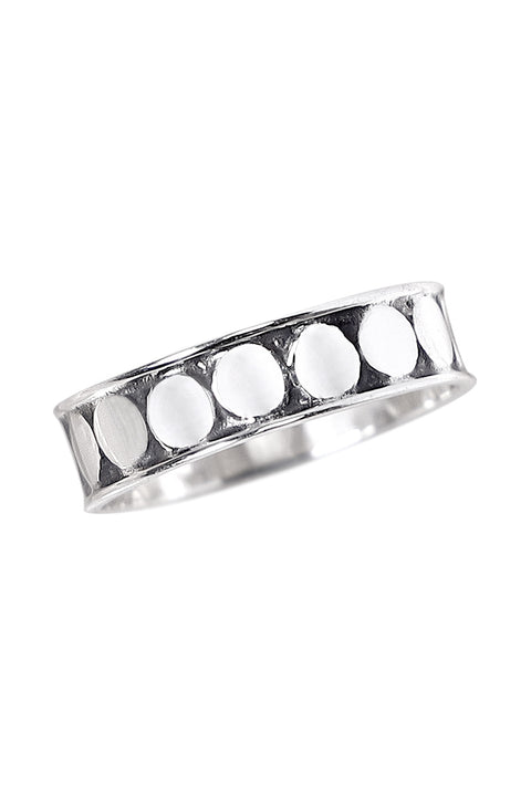 Sterling Silver Bali Band Ring - SS