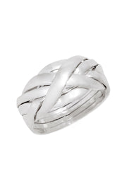 Sterling Silver Puzzle Ring - SS