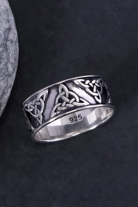 Sterling Silver Celtic Band Ring - SS