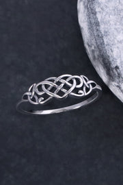 Sterling Silver Celtic Heart Ring - SS