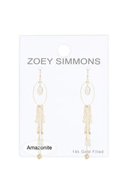 Amazonite Chandelier Earrings - GF