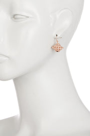 Filigree Lantern Drop Earrings - RG