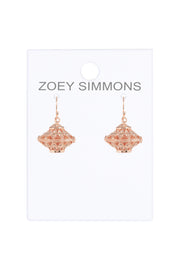 Filigree Lantern Drop Earrings - RG