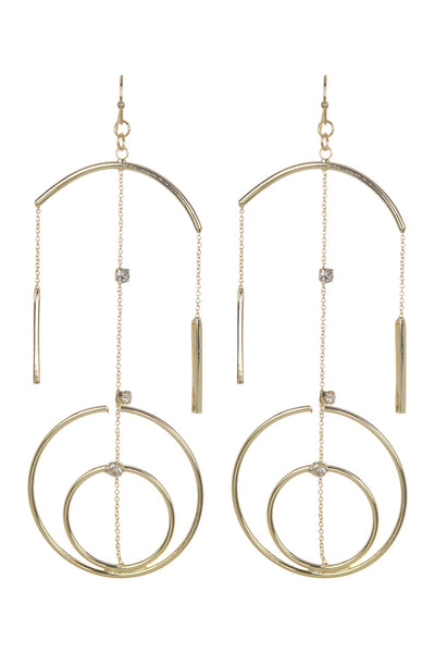 Austrian Crystal Andromeda Statement Earrings - GF
