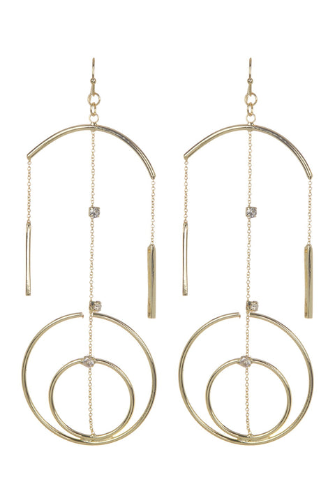 Austrian Crystal Andromeda Statement Earrings - GF