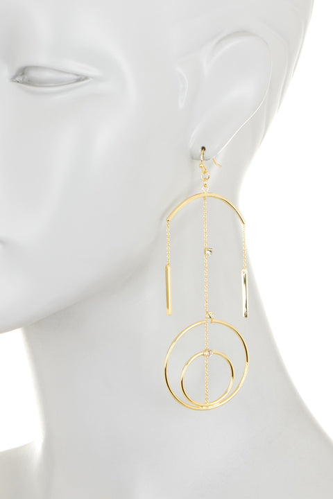 Austrian Crystal Andromeda Statement Earrings - GF
