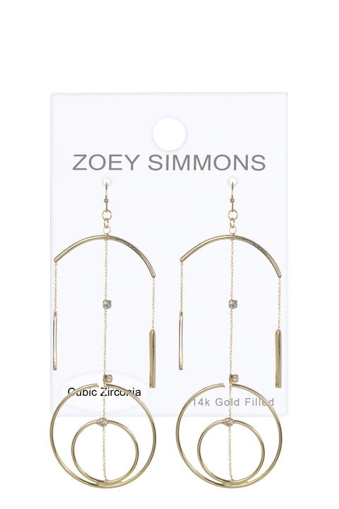 Austrian Crystal Andromeda Statement Earrings - GF