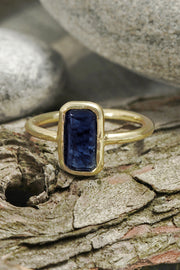 London Blue Crystal Petit Ring - GF