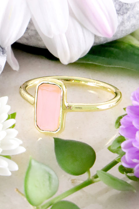 Rose Quartz Mon Petit Amor Ring - GF