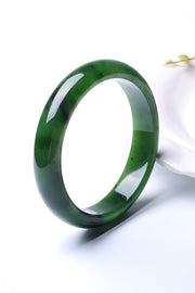 Premium Natural Hetian Jade Bangle