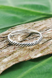 Textured Band Ring - SF