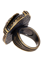Antique Indian Chief Statement Ring - AG