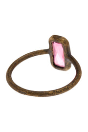 Raspberry Crystal Mon Petit Amor Ring - BR