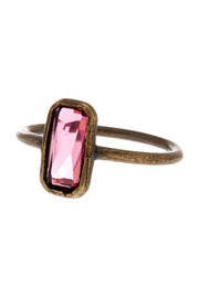 Raspberry Crystal Mon Petit Amor Ring - BR