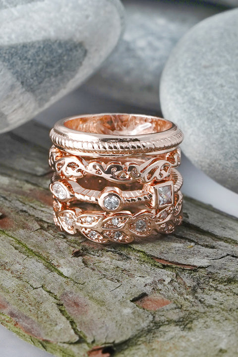 CZ Stack Ring Set - SF