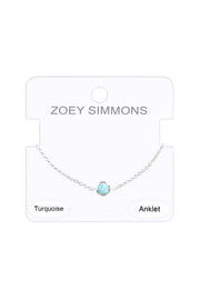 Turquoise Savannah Anklet - SF